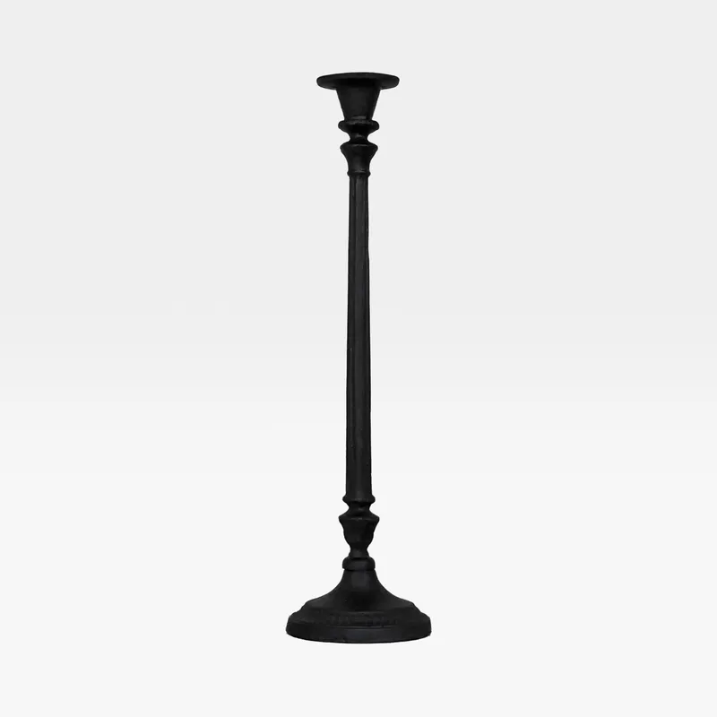 LATIKA candle holder black - H56cm