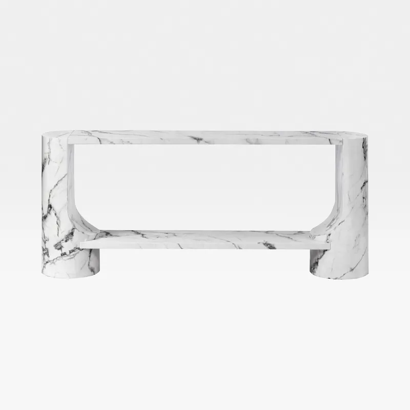 SIENNA console white - 182x33cm
