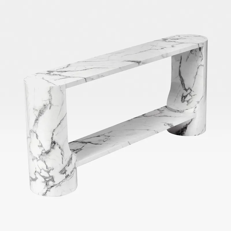 SIENNA console white - 182x33cm