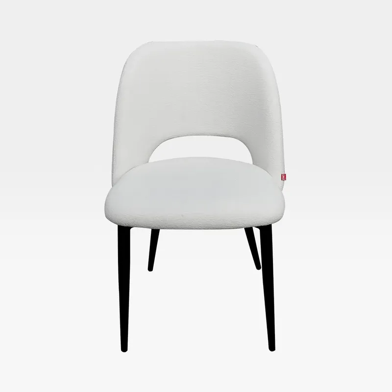 DOYLE dining chair white/black