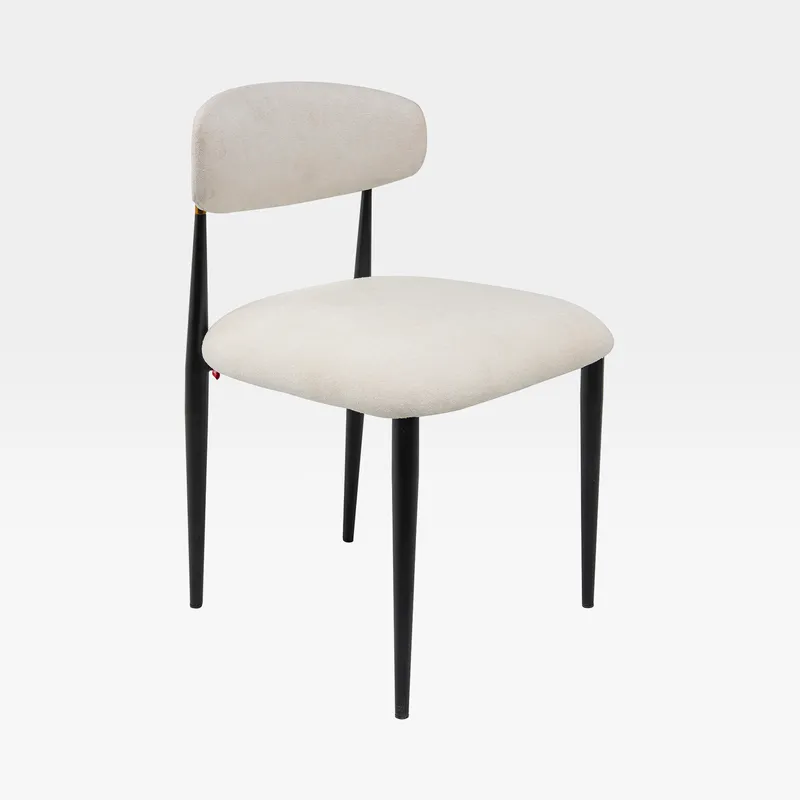 VELIS dining chair white/black