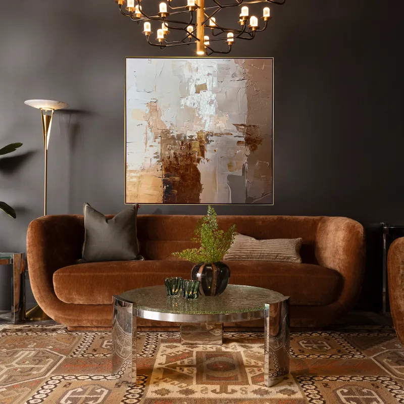 MADRID floor lamp white/bronze - H170cm