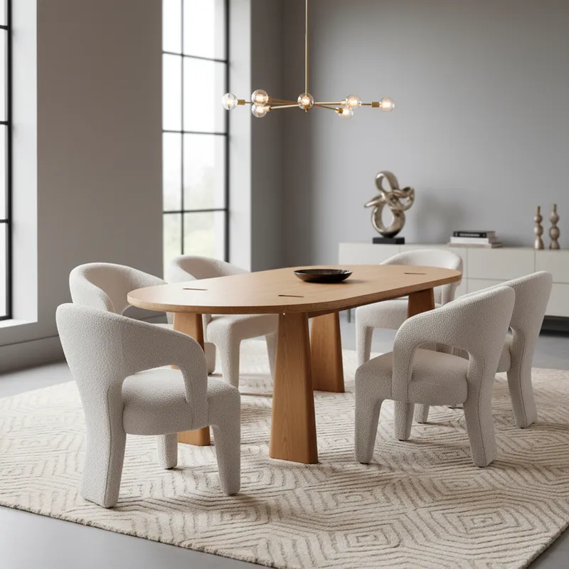 BRIX dining armchair white