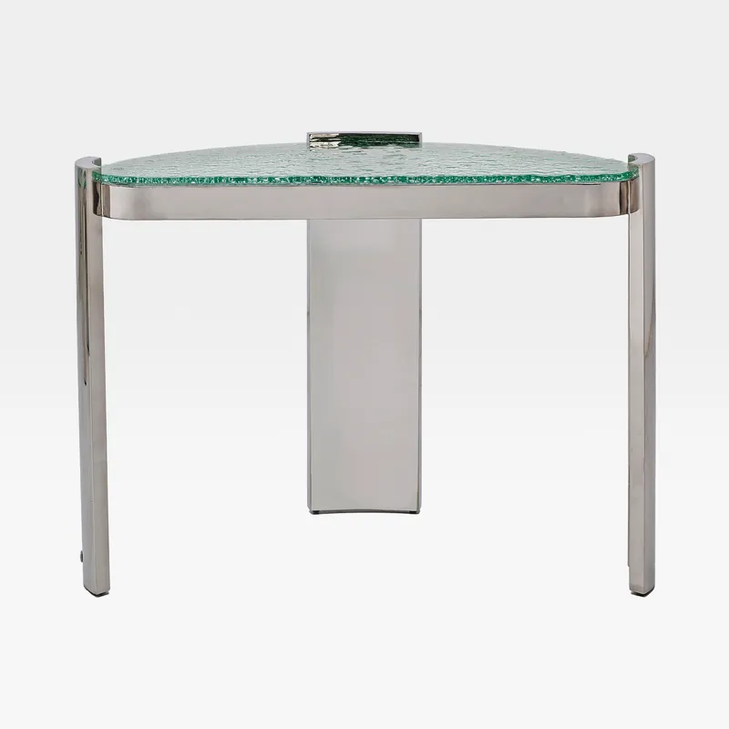 BUB console clear/stainless steel - 100x48cm