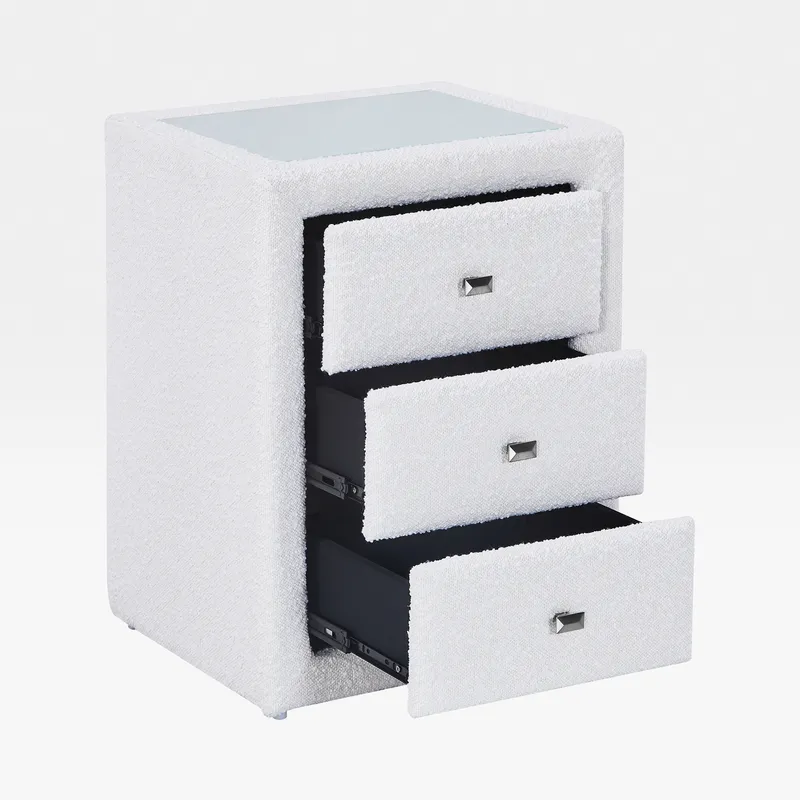 ROTONDE bedside table white