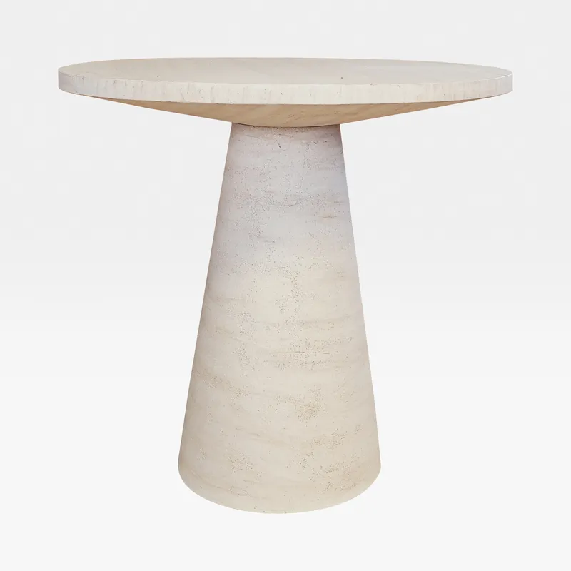 ALLSTONE dining table natural - dia 80cm