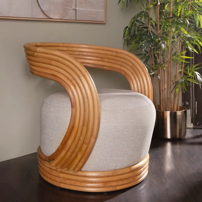 CURVO armchair natural