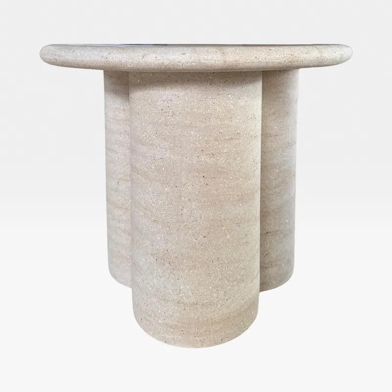 ALLSTONE side table natural - dia 60cm