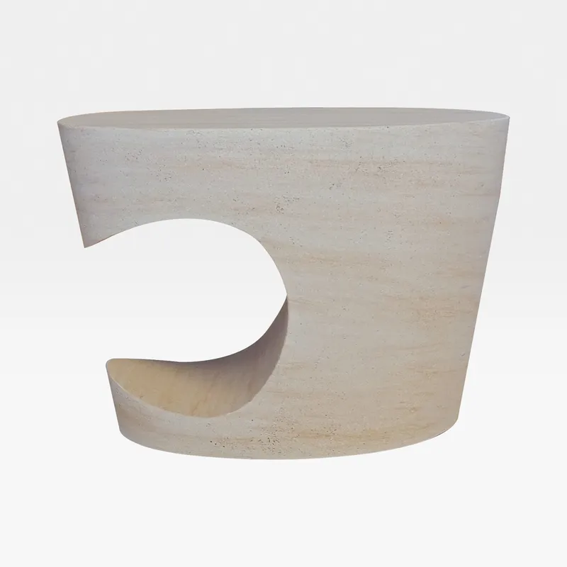 ALLSTONE side table natural - 63x31cm