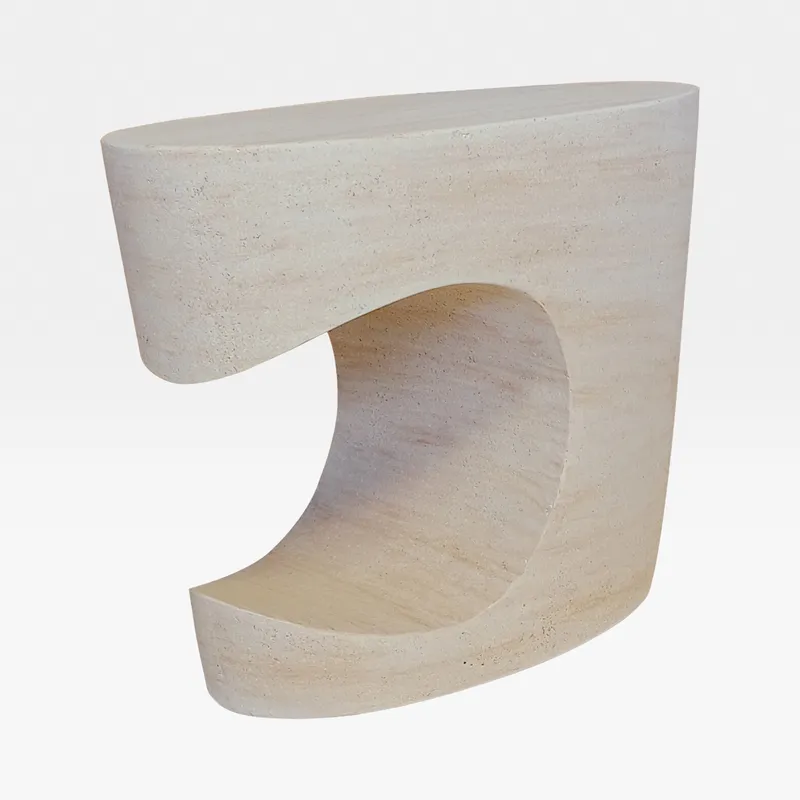 ALLSTONE side table natural - 63x31cm