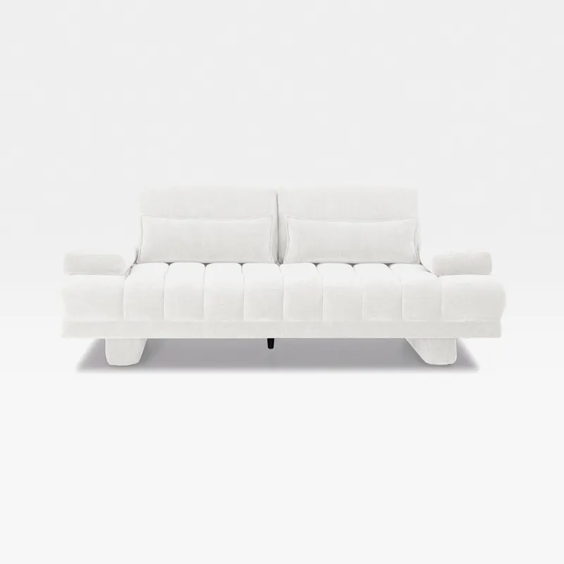 CATE 3 seater sofa bed white