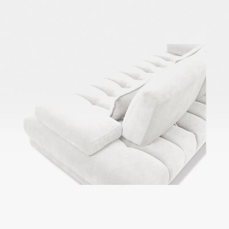 CATE 3 seater sofa bed white
