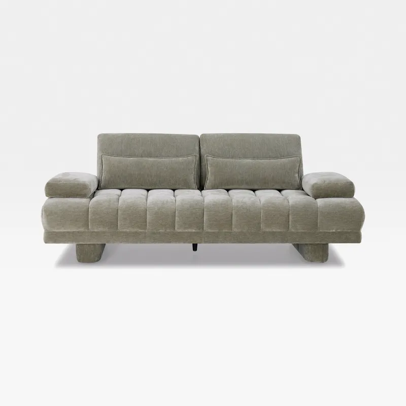 CATE 3 seater sofa bed green