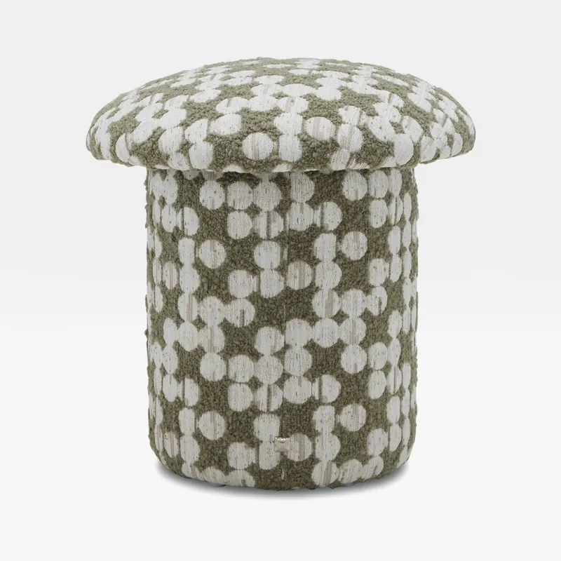AGARIC stool green - dia 43cm