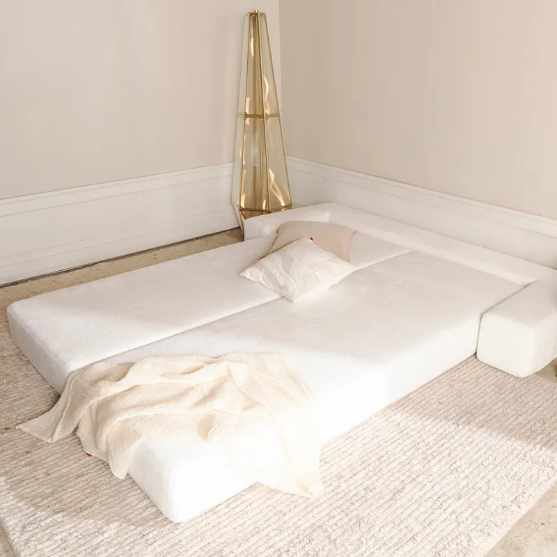 SIESTA 3 seater sofa bed white