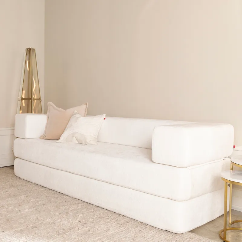 SIESTA 3 seater sofa bed white