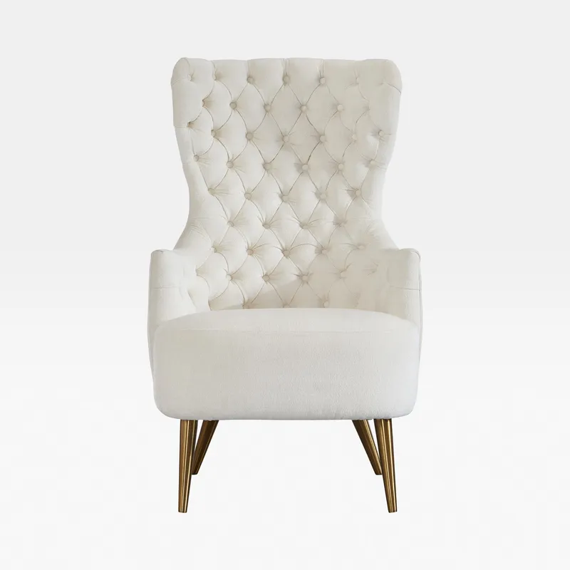 LISBON wing armchair beige