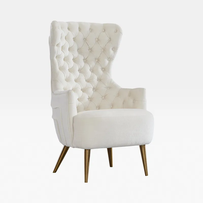 LISBON wing armchair beige