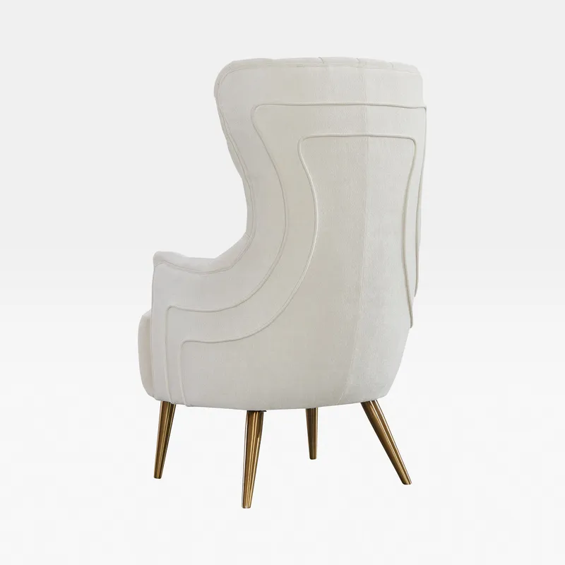 LISBON wing armchair beige