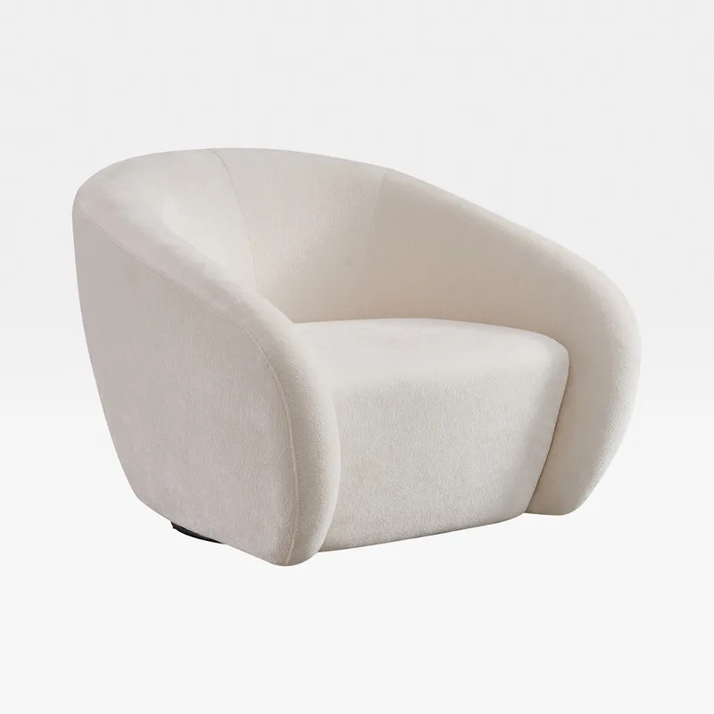 JETLINE swivel armchair white