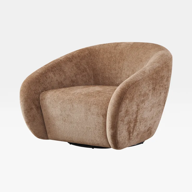 JETLINE swivel armchair taupe