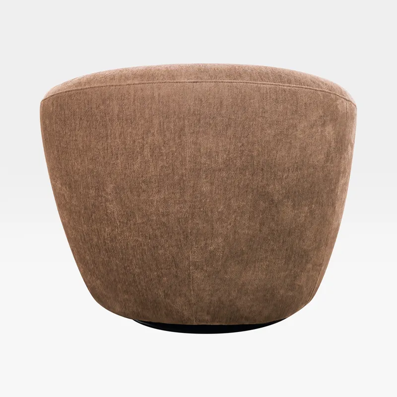 JETLINE swivel armchair taupe