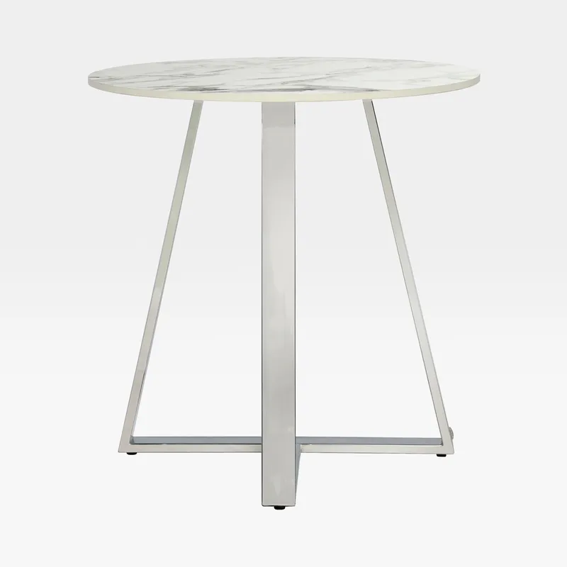 MENZA side table white - dia 60cm