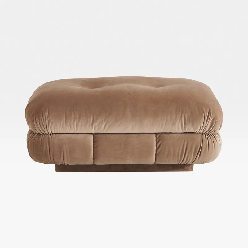 CAMELONT footstool brown - medium