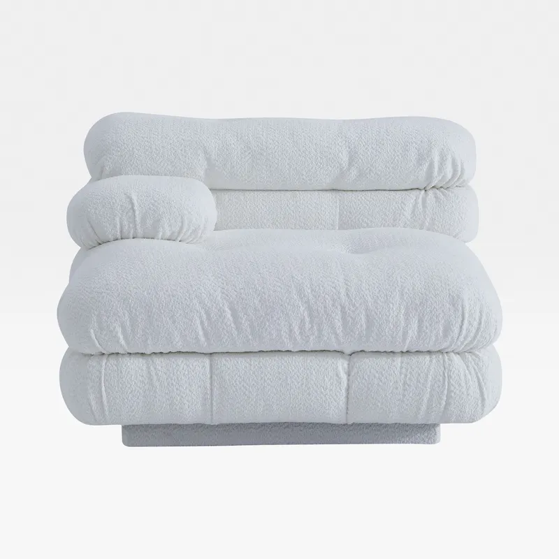 CAMELONT left arm modular chair white