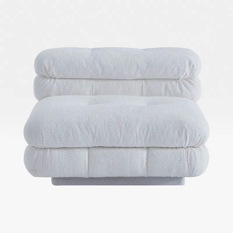 CAMELONT armless modular chair white