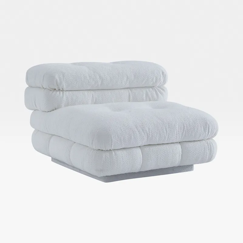 CAMELONT armless modular chair white