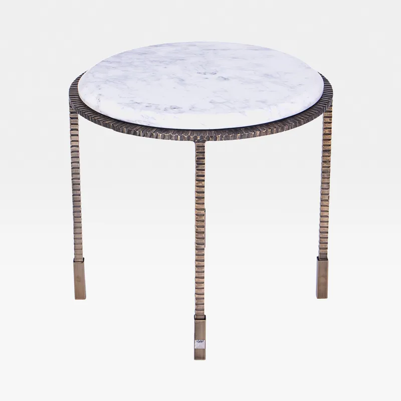 TWINE side table white - dia 47cm