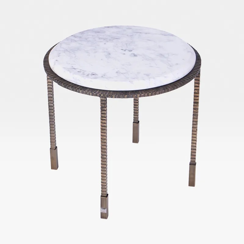 TWINE side table white - dia 47cm