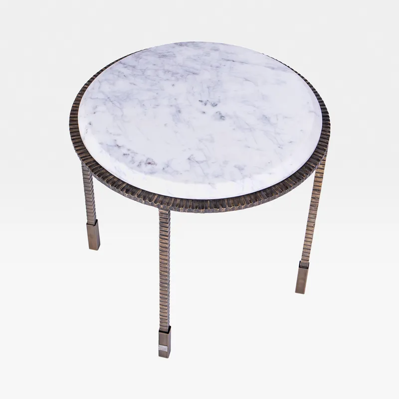 TWINE side table white - dia 47cm