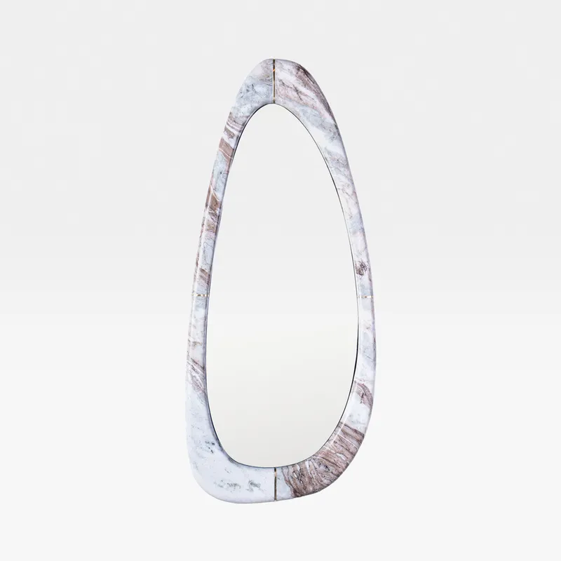 TORRENTO wall mirror white - 109x46cm