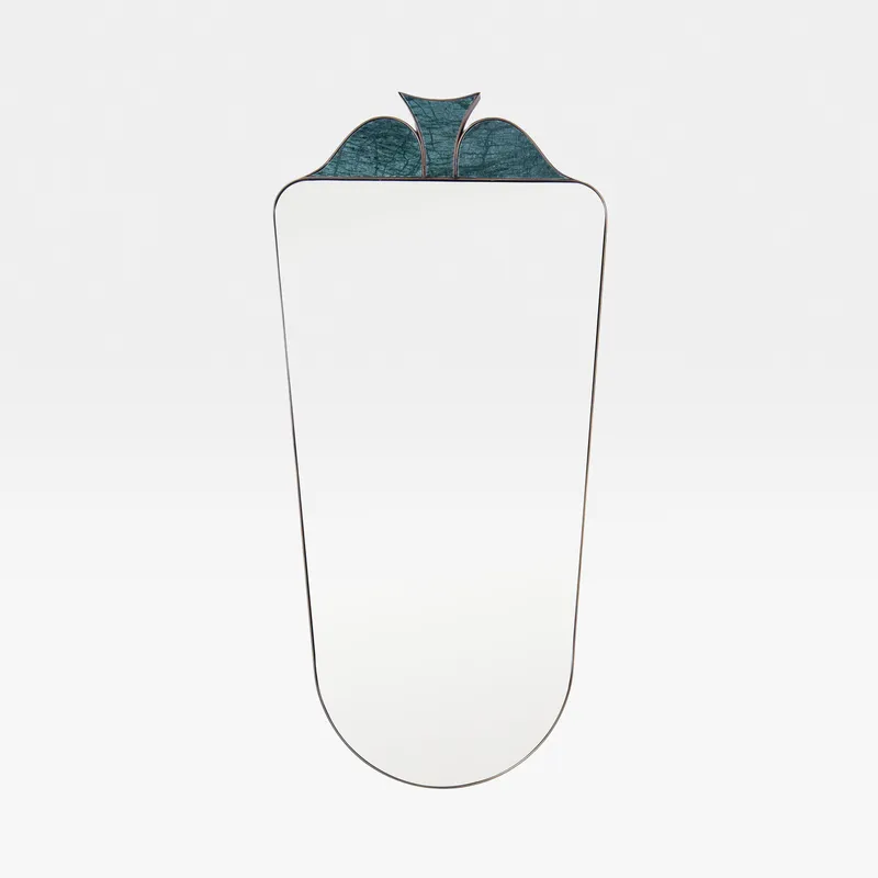 AVERY wall mirror green - 120x58cm