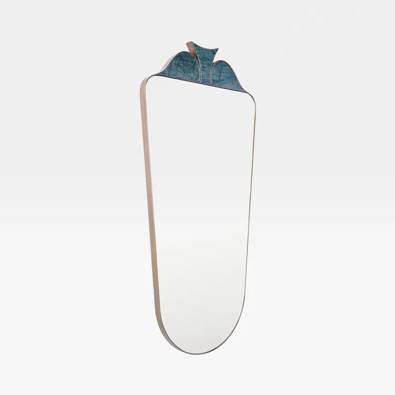 AVERY wall mirror green - 120x58cm