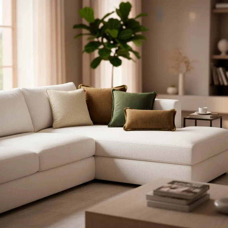 LORENZO cushion cover beige - 50x50cm