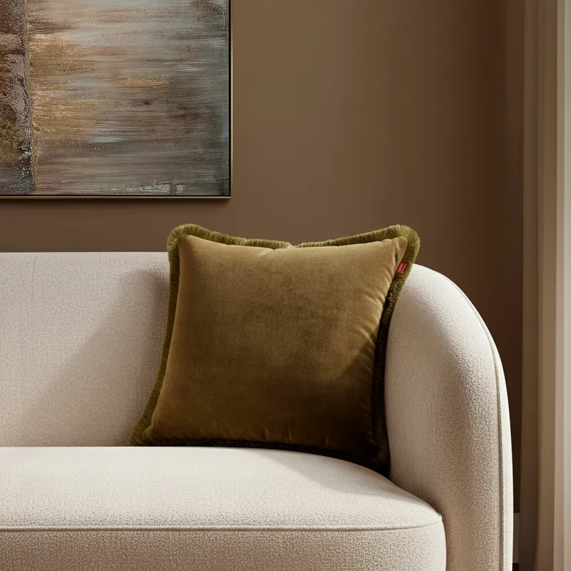 RENZO cushion cover olive - 50x50cm