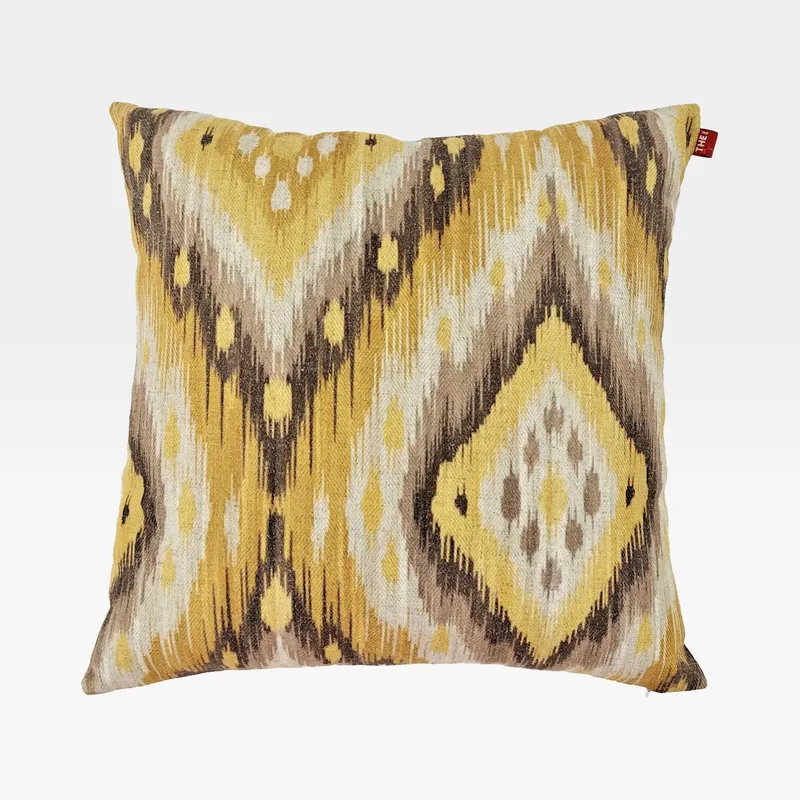 IKAT cushion cover yellow - 45x45cm