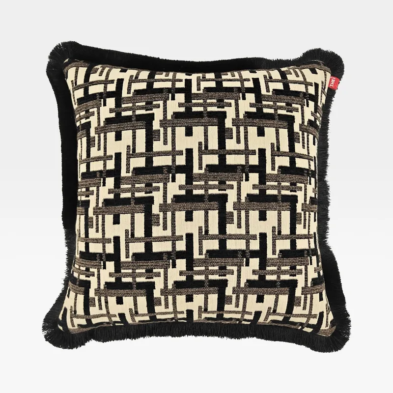 DINO cushion cover black - 45x45cm