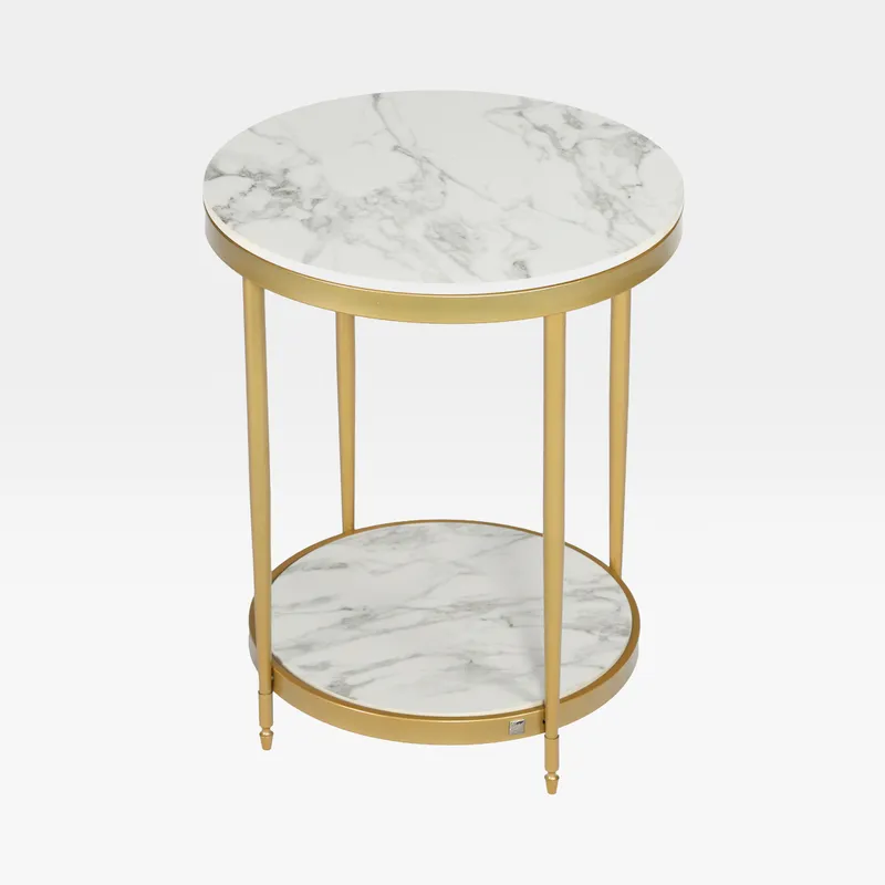 RICO side table white - dia 48cm