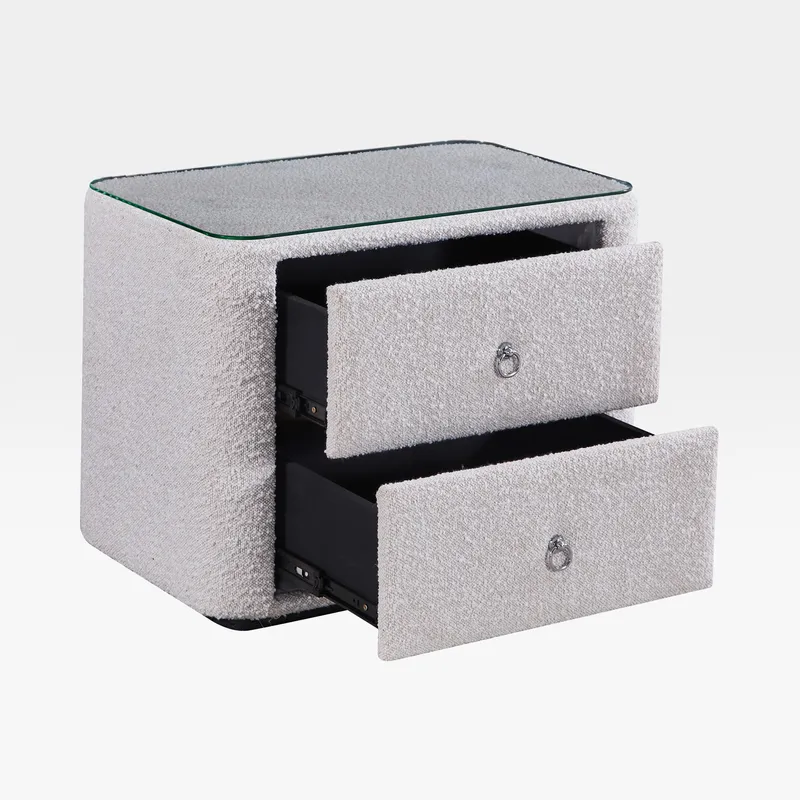 SOGNO bedside table white