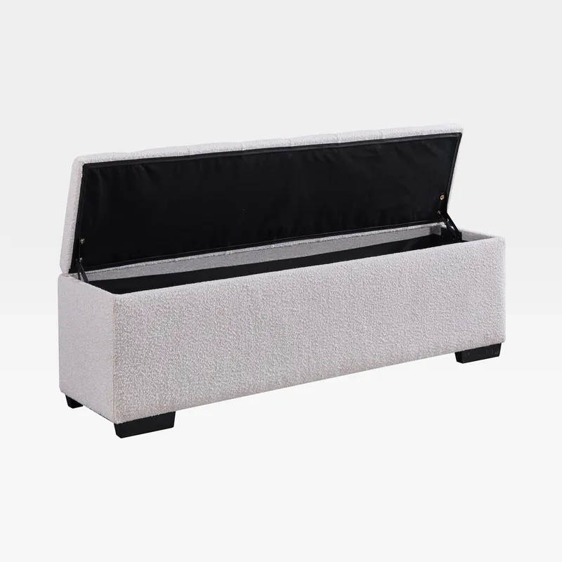 SOGNO storage stool white - 160x40