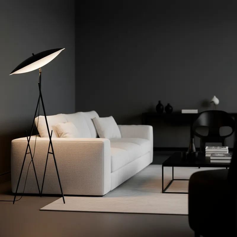 PLUTO floor lamp black - H155cm