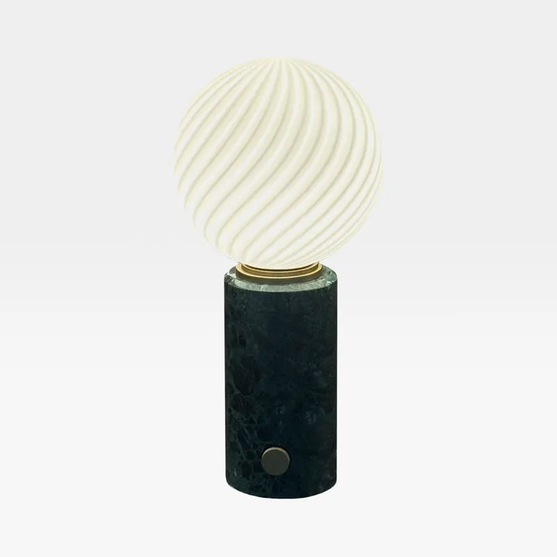 GLOB table lamp white/black - H30cm
