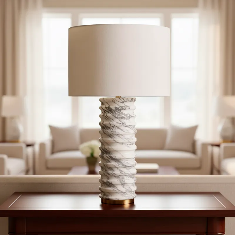 EMMA table lamp white /white - H81cm