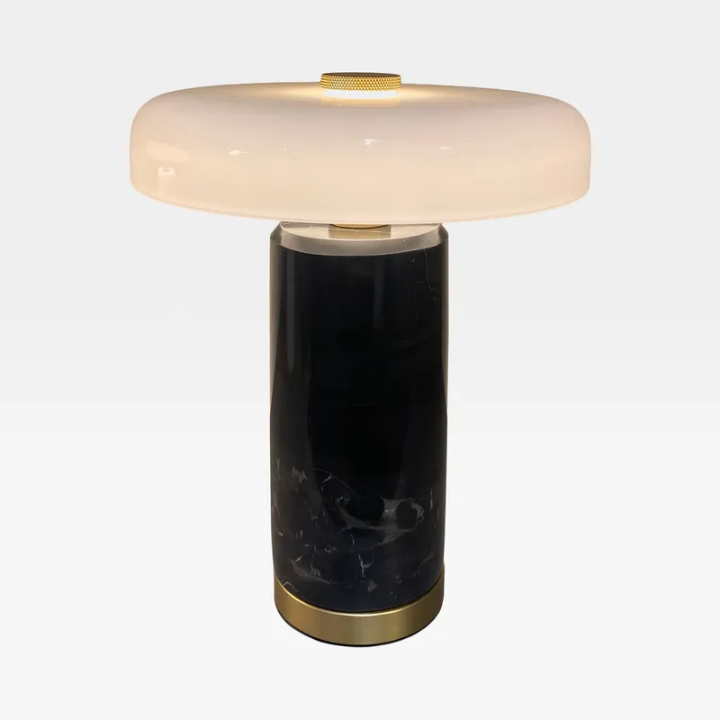 KAIA table lamp white/black -H21cm