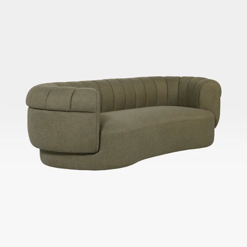 PALMA 3 seater sofa green