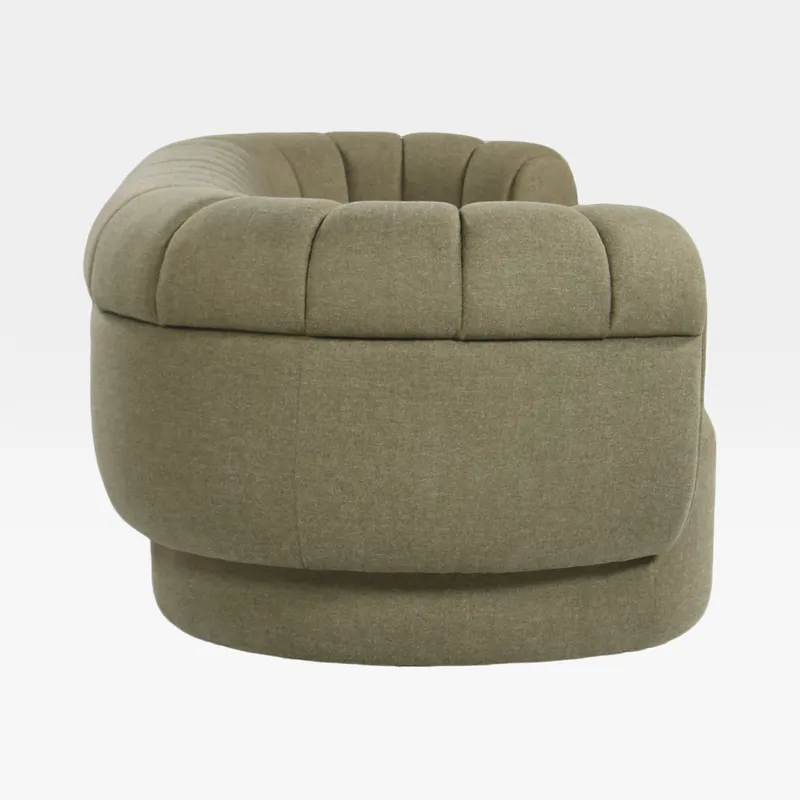 PALMA 3 seater sofa green